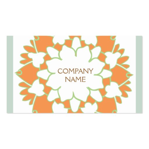 Orange Lotus Business Card (front side)
