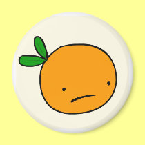 Orange - Magnet by roborovskihamsters Orange - Magnet