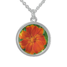 Orange Marigold Pendant
