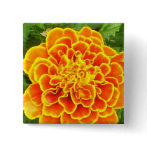 Orange Marigold Pin