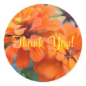 Orange Marigolds stickers