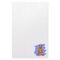 Orange Martian Customized Stationery