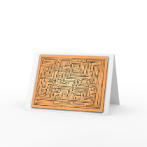 Orange Maze cards by inkles Orange Maze cards
