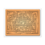 Orange Maze Postcard