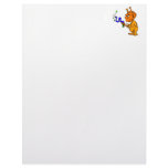 Orange Mean Alien Letterhead Template