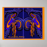 "ORANGE MELTDOWN" GICLEE PRINT