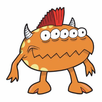 orange mohawk monster many eyes photo sculpture Zazzle_photosculpture orange mohawk monster many eyes photo sculpture Zazzle_photosculpture