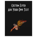 Orange Monarch Butterfly 3D Pixie - Fairy 2 flyers