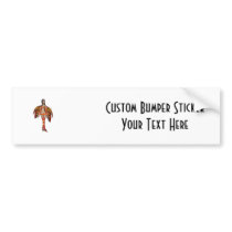 Orange Monarch Pixie Butterfly Fairy 8 - Bumper Sticker
