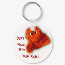 Orange 'Mon'Keys Keychain