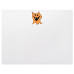 Orange Monster. Letterhead Template
