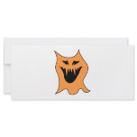 Orange Monster. Rack Card Design