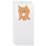 Orange Monster. Customized Rack Card