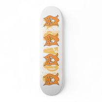 Orange Monster. Skateboard Deck