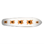 Orange Monster. Skate Deck
