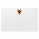 Orange Monster. Stationery Paper