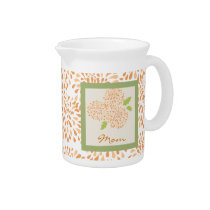 Orange Mums for Mom Pitcher