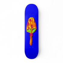 Orange MUSHROOM skateboard by hadleymonster Orange MUSHROOM skateboard