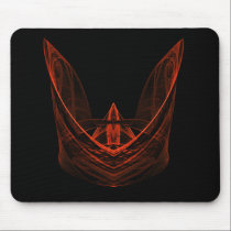 Orange Napkin Crown mousepads