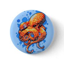 orange octopus button