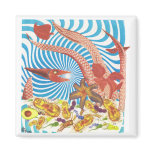 orange octopus magnets