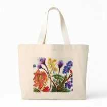 Orange orchid bags