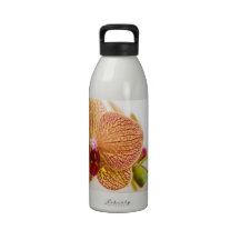 Orange Orchid Reusable Water Bottles