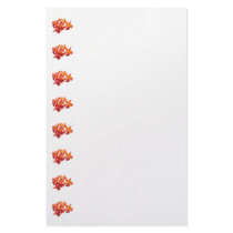 orange-orchids customized stationery