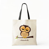 Orange Owl Bags