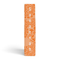 Orange Paisley Class of 2010 Binder
