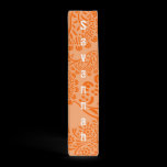 Orange Paisley Class of 2010 Binder