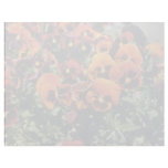 Orange Pansy (Viola) flowers Letterhead Design