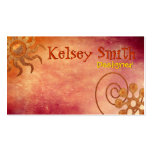 Orange Paper Fun business cards
