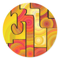 Orange Parade stickers