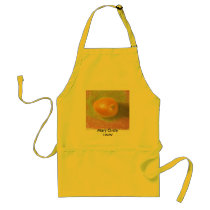 orange pastel, Mary Circle UMW apron by iamgracie orange pastel, Mary Circle UMW apron