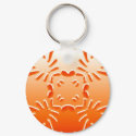 orange patterened keychain by kool27 orange patterened keychain