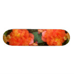 Orange Peony Skate Deck