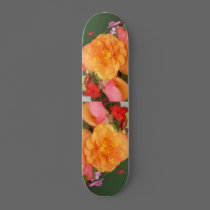 Orange Peony Skateboard skateboards
