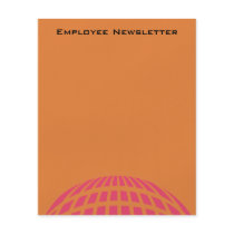 orange pink modern global circle