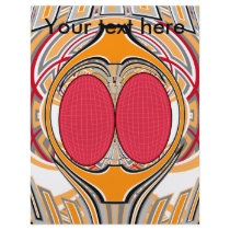 Orange pink superfly design flyers