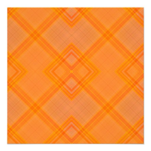 Orange Plaid Retirement Party Invitation