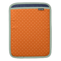 Orange polka dots iPad sleeve