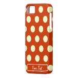 Orange Polka Dots - Personalize casemate cases