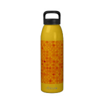 Orange Polka Dots Water Bottle