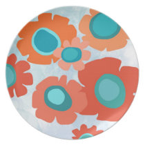 Orange Pop Plate plates