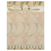 orange poppies art noueveau style letterhead