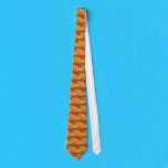 Orange Poppies ties