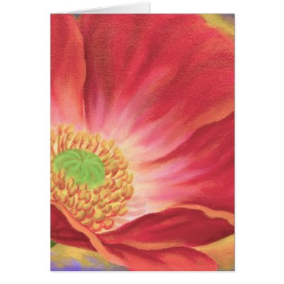 Poppy Flower Painting