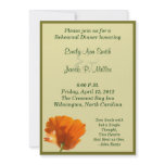 Orange Poppy Rehearsal Dinner Invitations