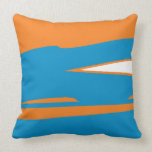 Orange Powdah Throw Pillow